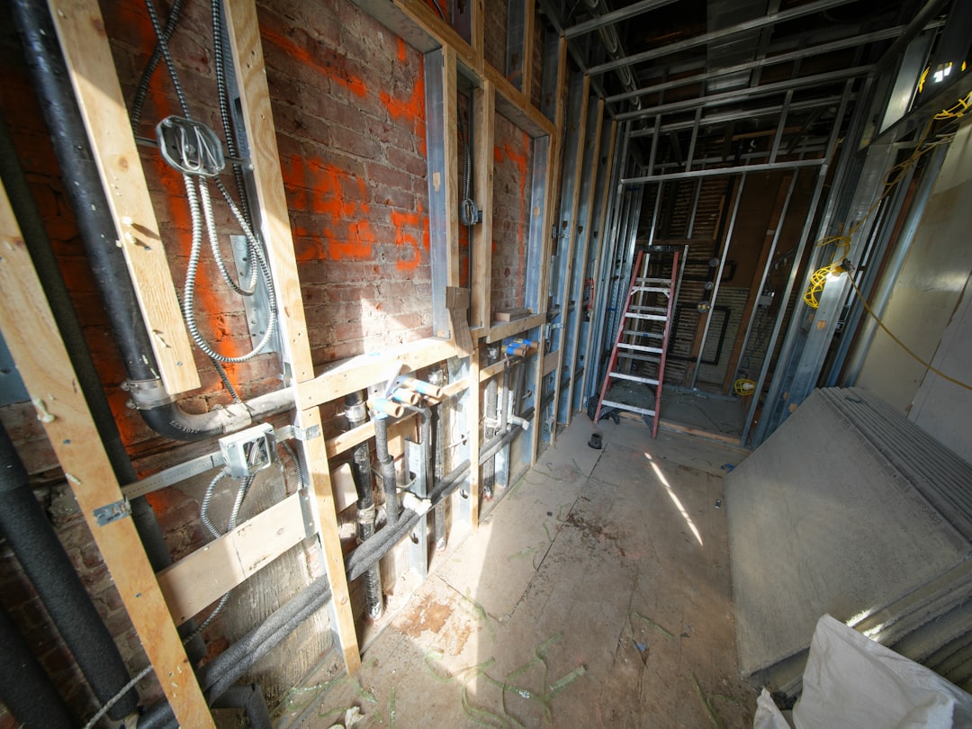 New PEX pipe installed during whole home repiping in a Victoria BC home