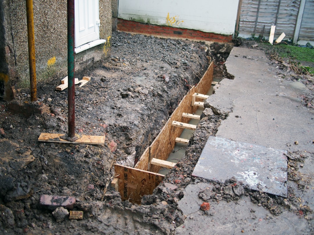 Perimeter drain system around a Victoria BC home foundation