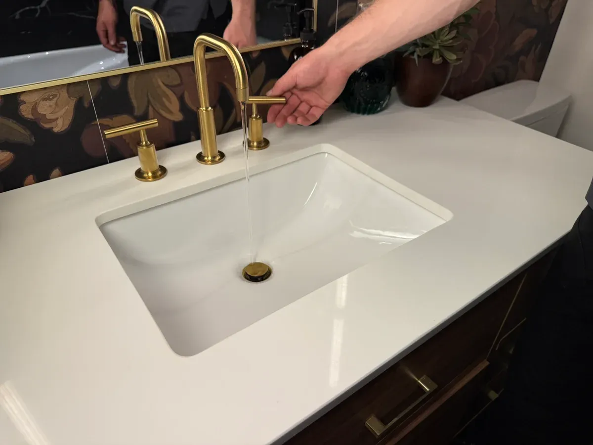 Faucet installation by Clear Choice Plumbing in Victoria BC