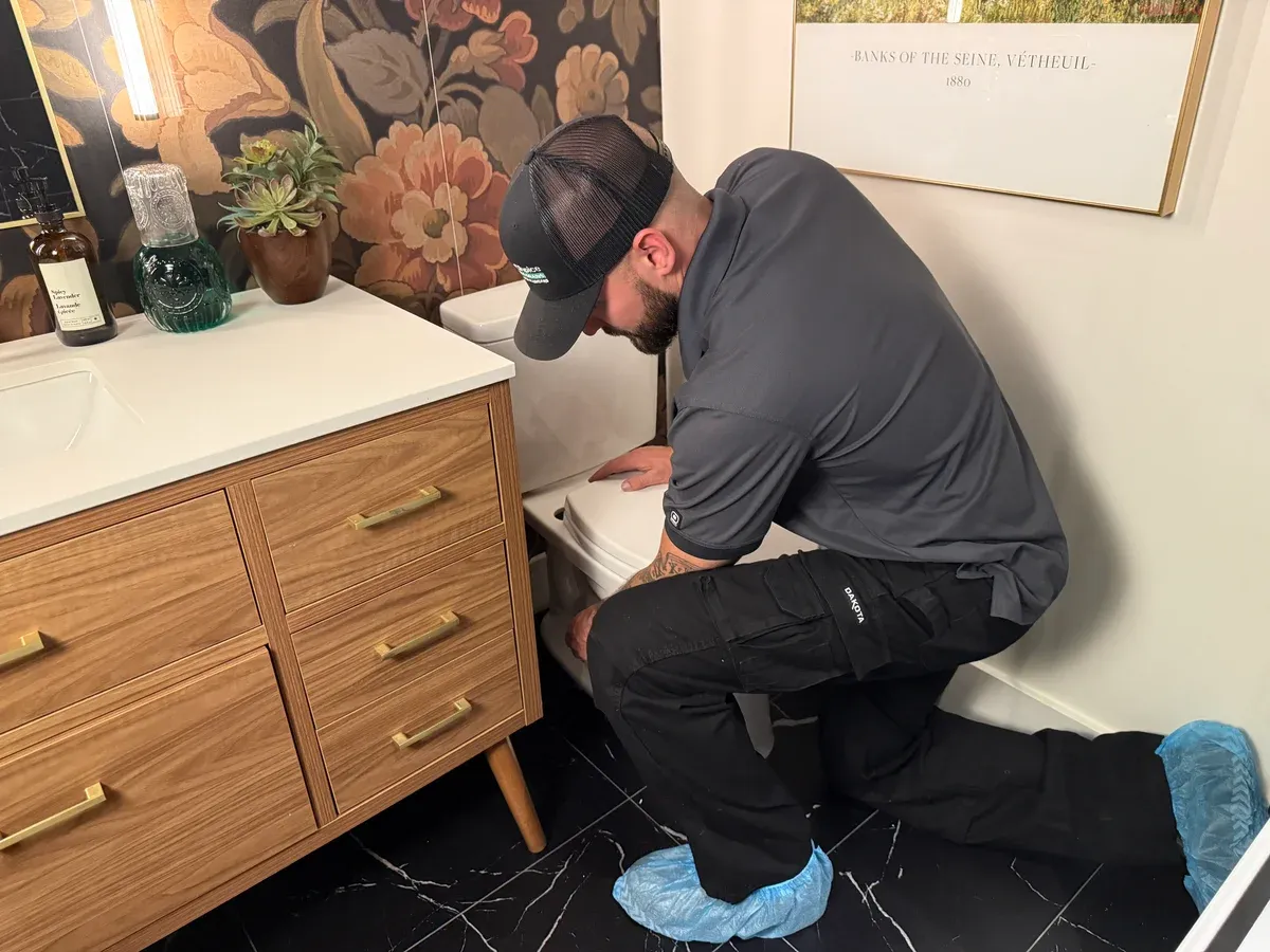 Toilet installation by Smell Good Plumbers in Victoria BC